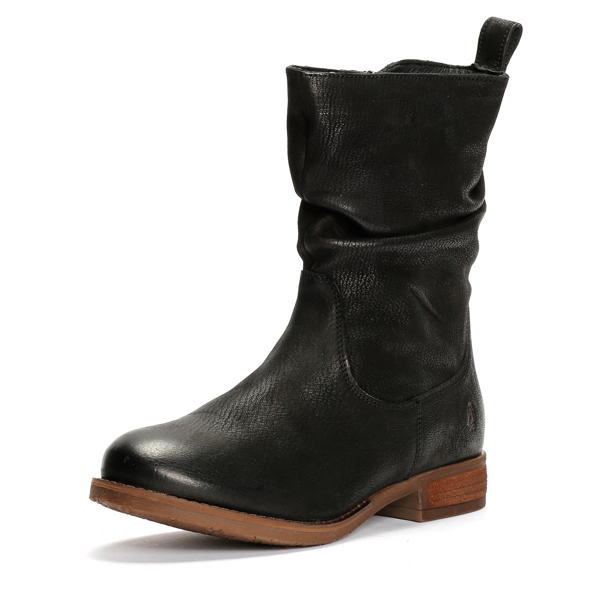 Hush Puppies Emilia Leather Women's Black Boots