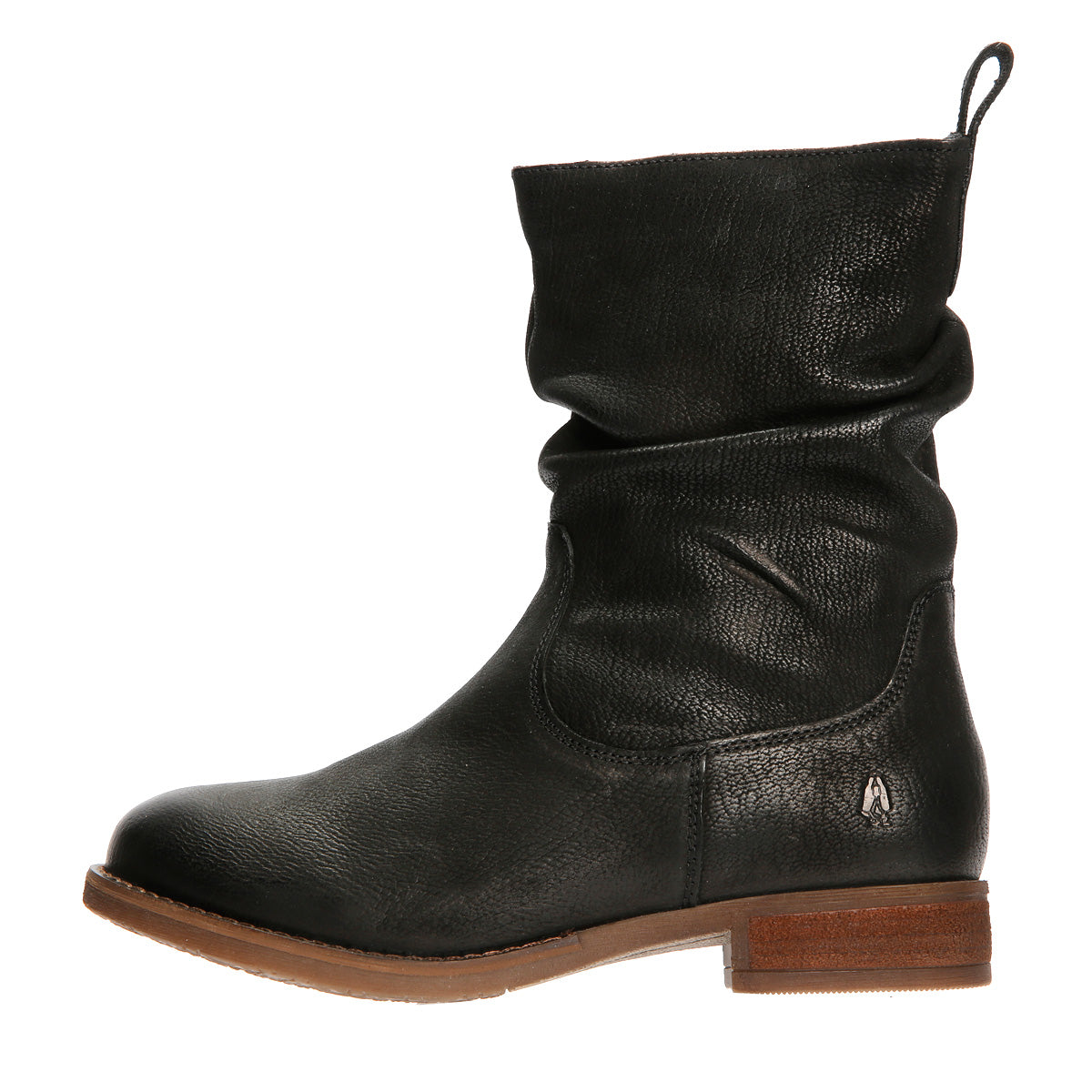 Hush Puppies Emilia Leather Women's Black Boots