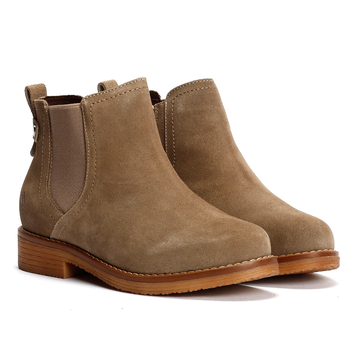 Hush Puppies Maddy Wide Suede Women's Grey Boots
