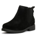 Hush Puppies Maddy Wide Suede Women's Black Boots