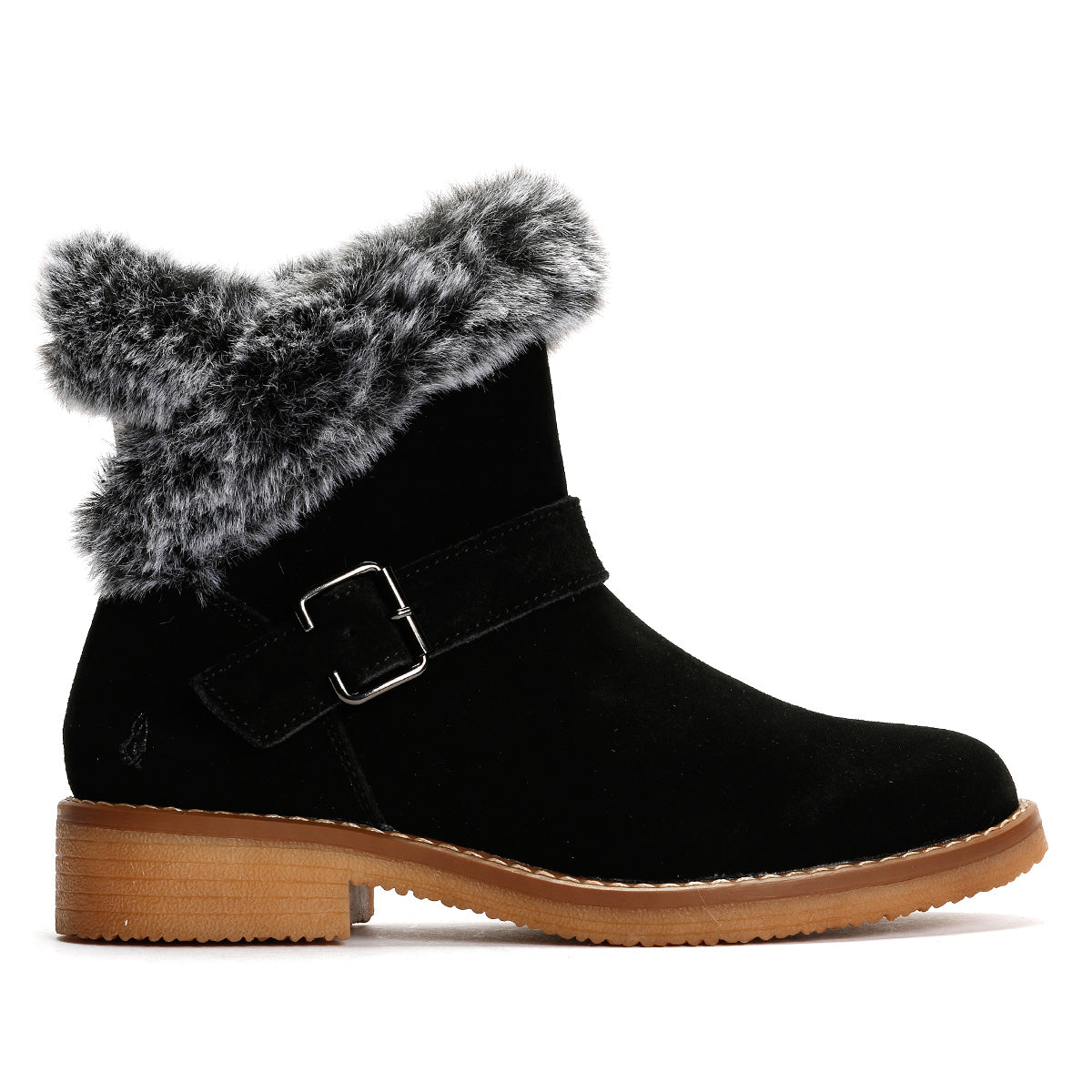 Hush Puppies Hannah Suede Women's Black Boots
