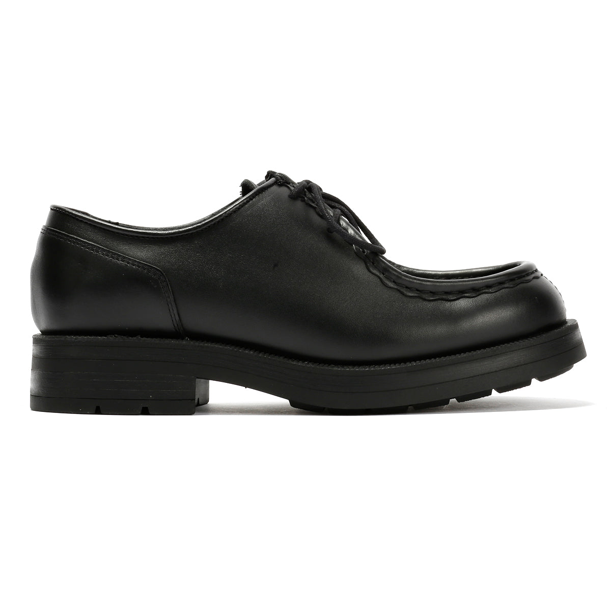 Kleman Tambour Leather Men's Noir Lace-Up Shoes