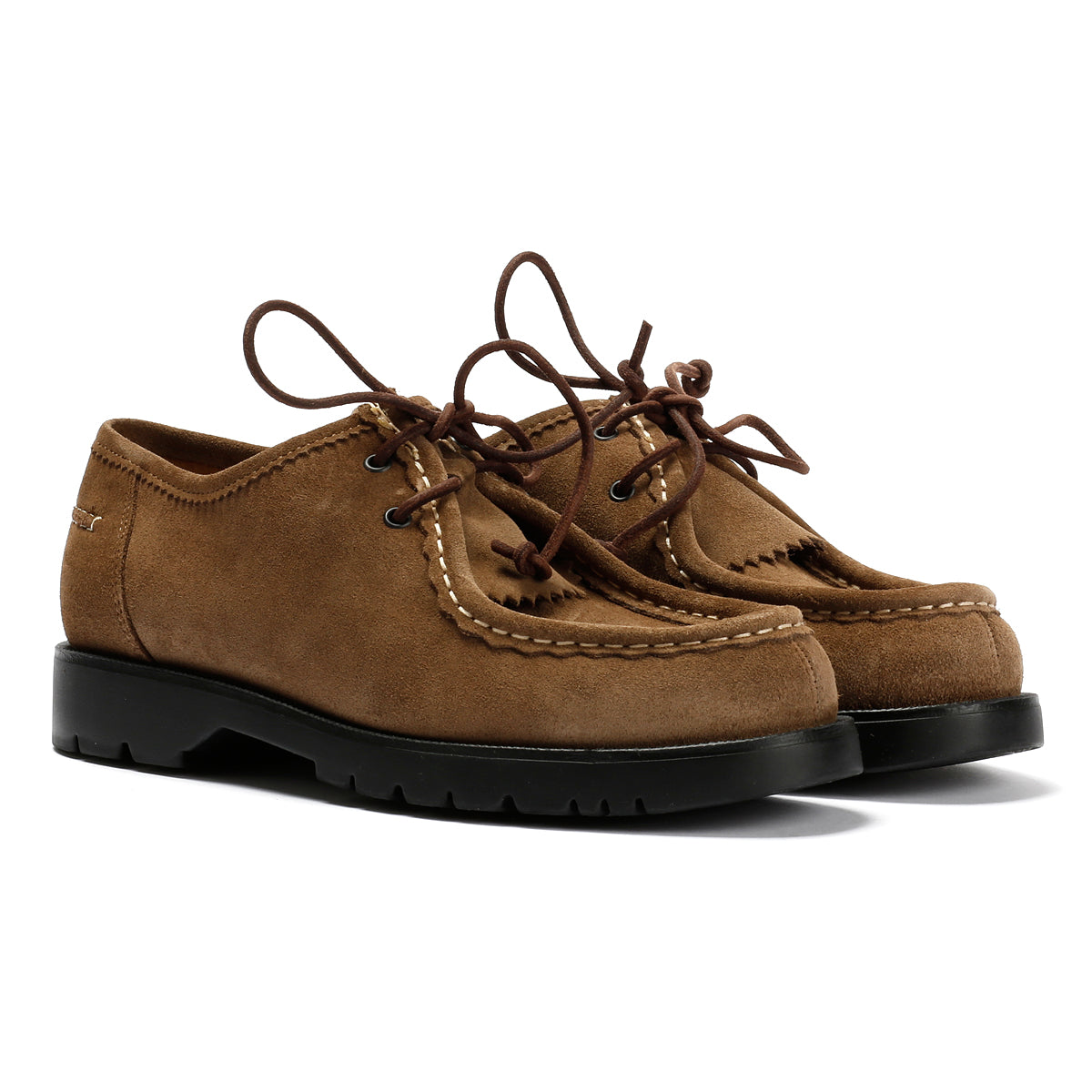Kleman Padror MX V Suede Men's Taupe Lace-Up Shoes