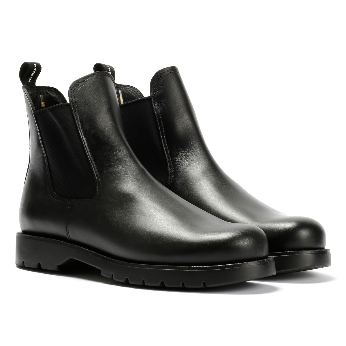 Kleman Tonnant Leather Men's Black Chelsea Boots