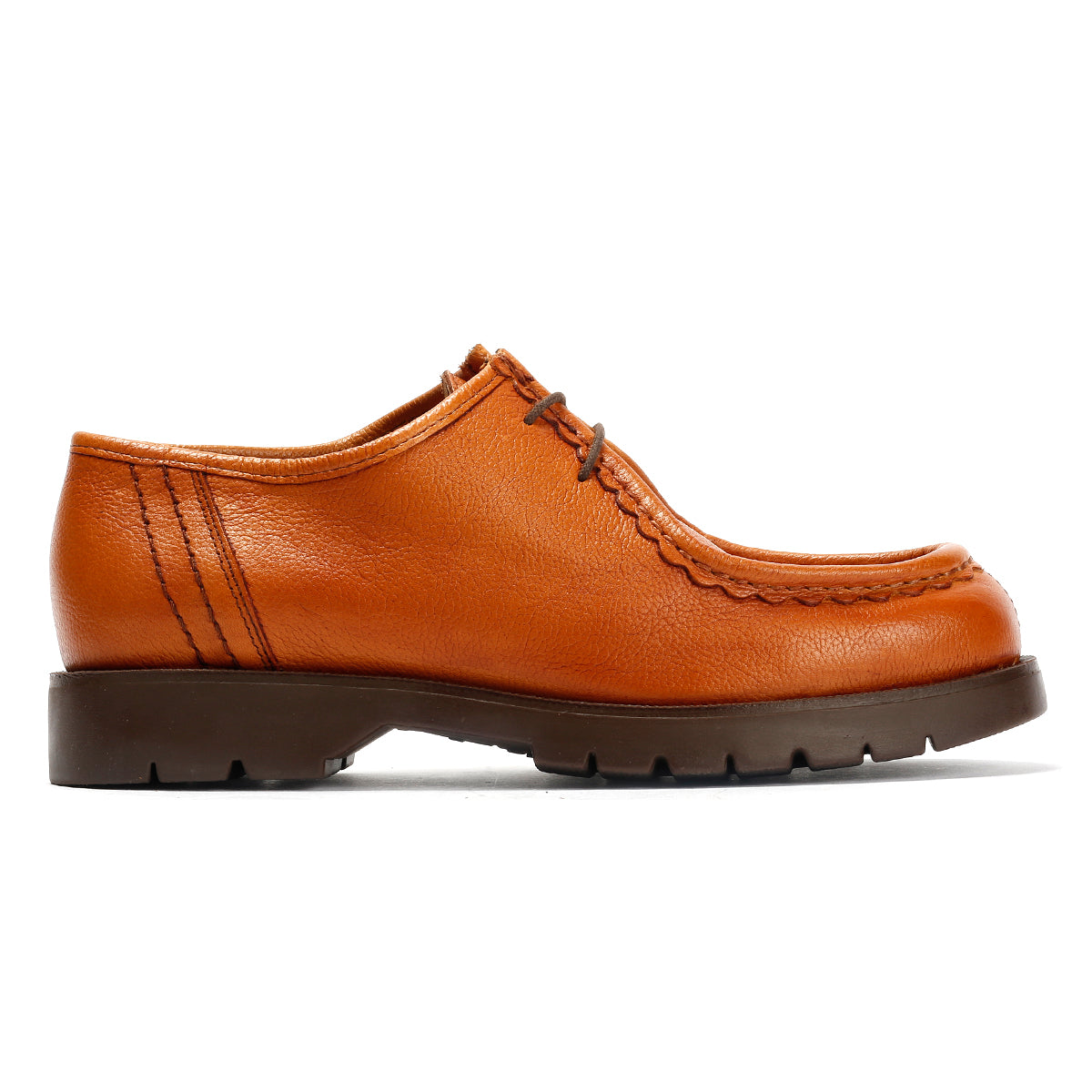 Kleman Padror G VGT Leather Men's Cognac Lace-Up Shoes
