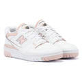 New Balance 550 Women's White/Pink Leather Sneakers