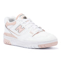 New Balance 550 Women's White/Pink Leather Sneakers