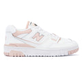 New Balance 550 Women's White/Pink Leather Sneakers