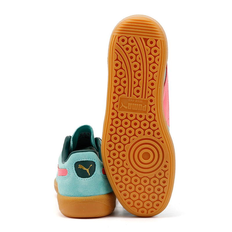 Puma Palermo Leather Aquatic/Dark Myrtle Sneakers
