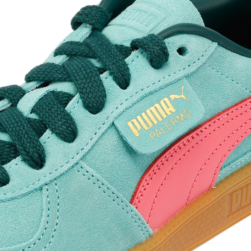 Puma Palermo Leather Aquatic/Dark Myrtle Sneakers