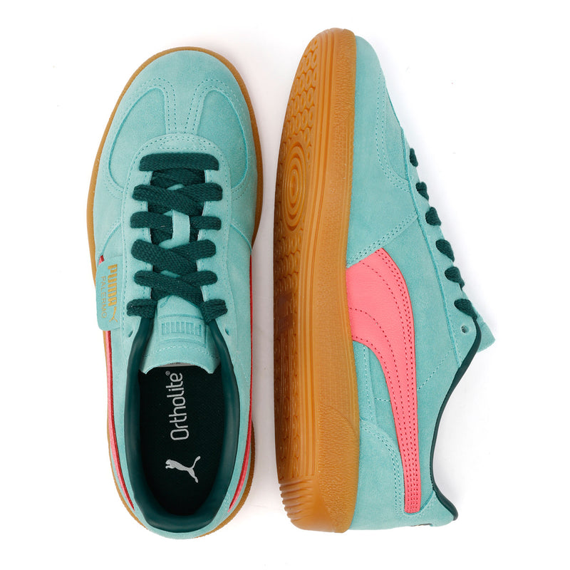 Puma Palermo Leather Aquatic/Dark Myrtle Sneakers