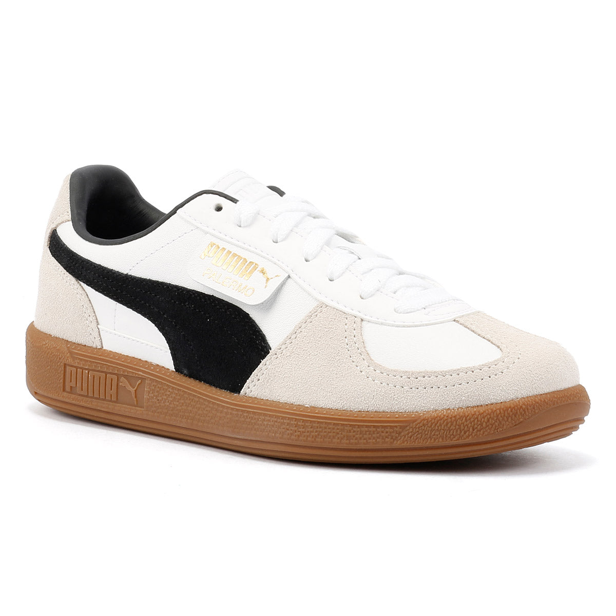 Puma Palermo Leather White/Black Sneakers