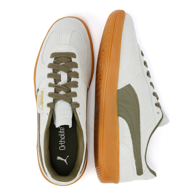 Puma Palermo Leather Peaceful Blue/Loden Green Sneakers