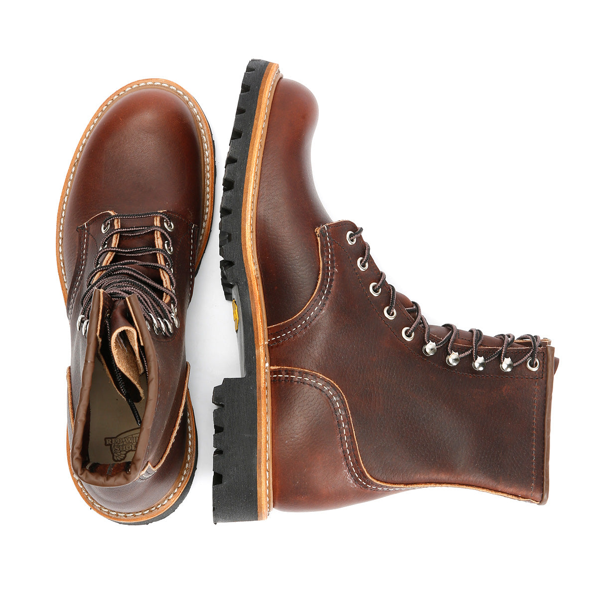 i*7様 RED WING チャッカブーツ 8.5 (US) ブラウン Red Wing 4585 8-Inch Logger Briar Oil Leather Men's Brown Boots