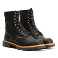 Red Wing 4501 8-Inch Logger Oil Leather Men's Black Boots