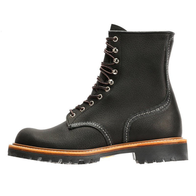Red Wing 4501 8-Inch Logger Oil Leather Men's Black Boots