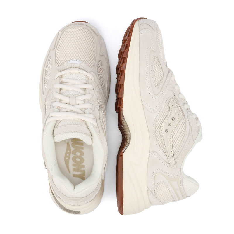 Saucony Grid Jazz 9 Suede Ivory Sneakers