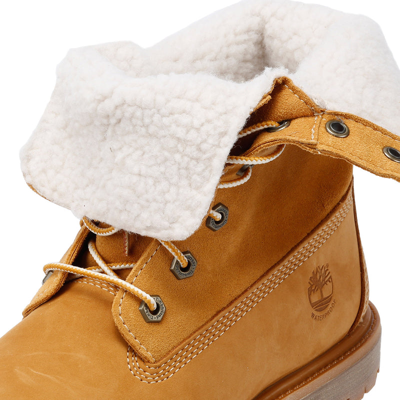 Timberland Warm Lined Waterproof Leather Women's Wheat Boots