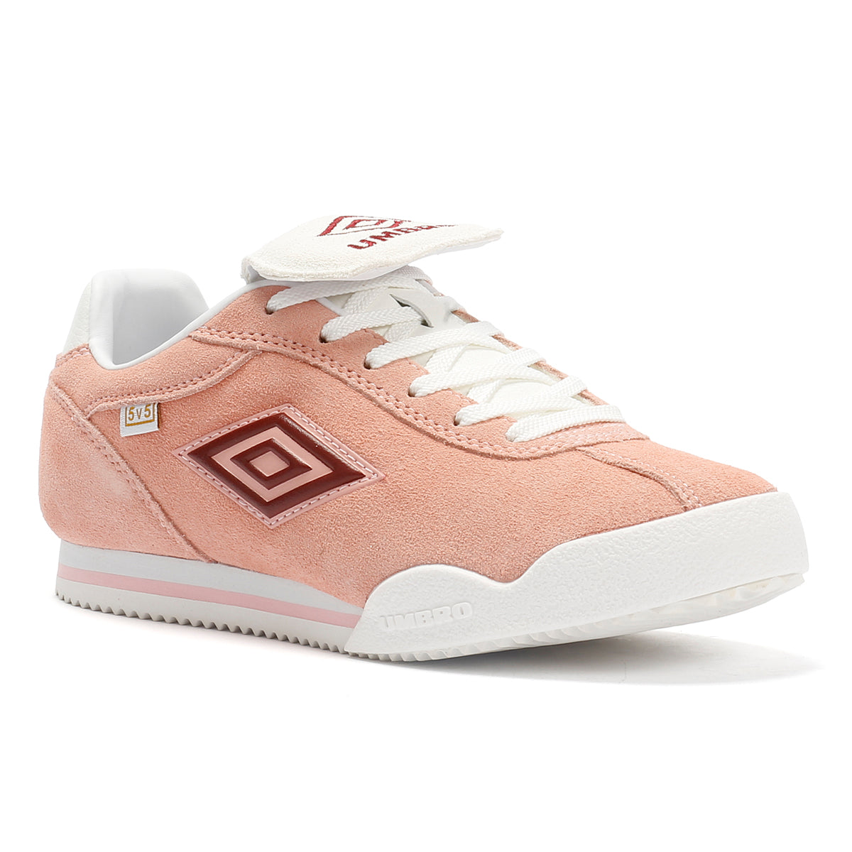 Umbro 5V5 Suede Women's Impatients Pink/Red Dahlia Sneakers