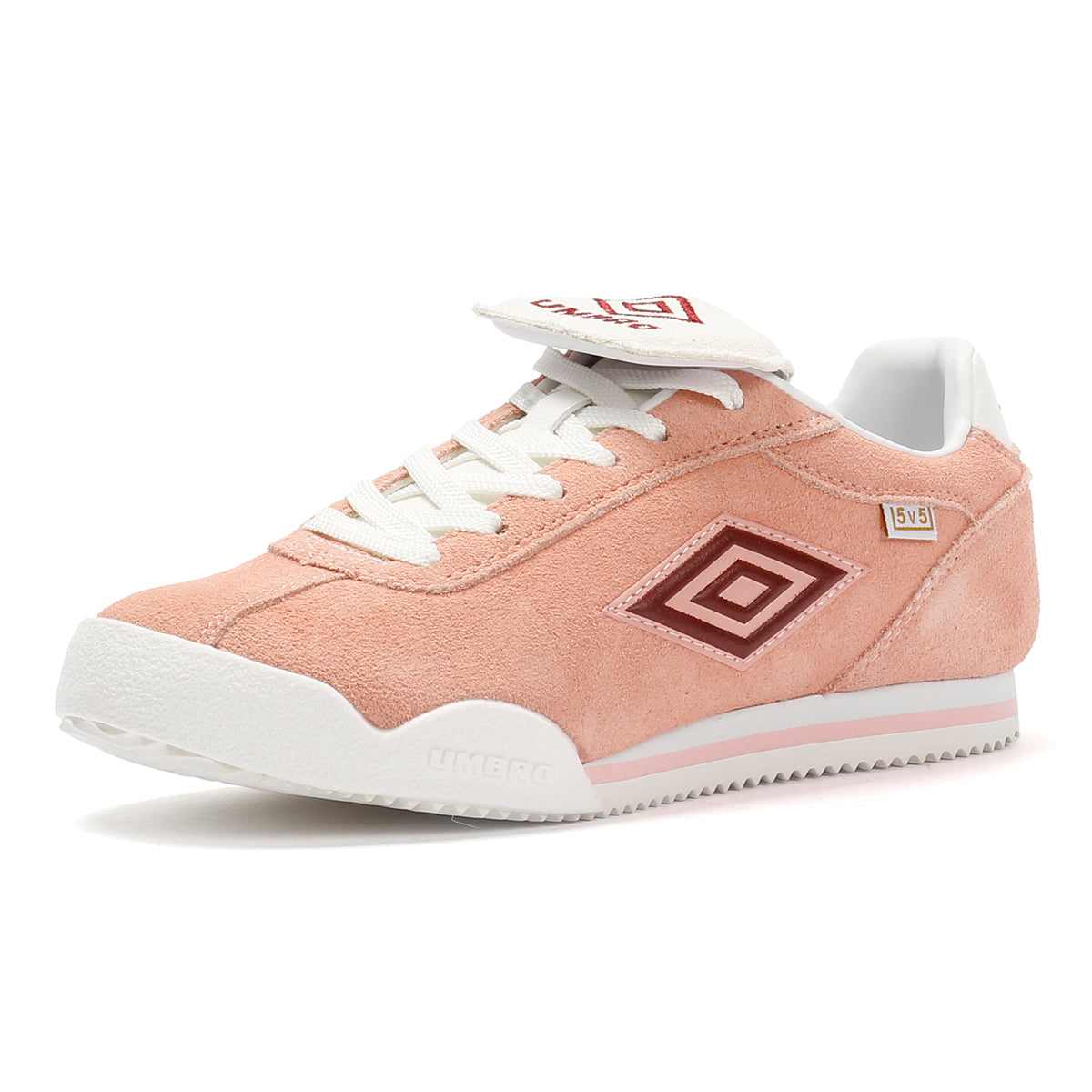 Umbro 5V5 Suede Women's Impatients Pink/Red Dahlia Sneakers
