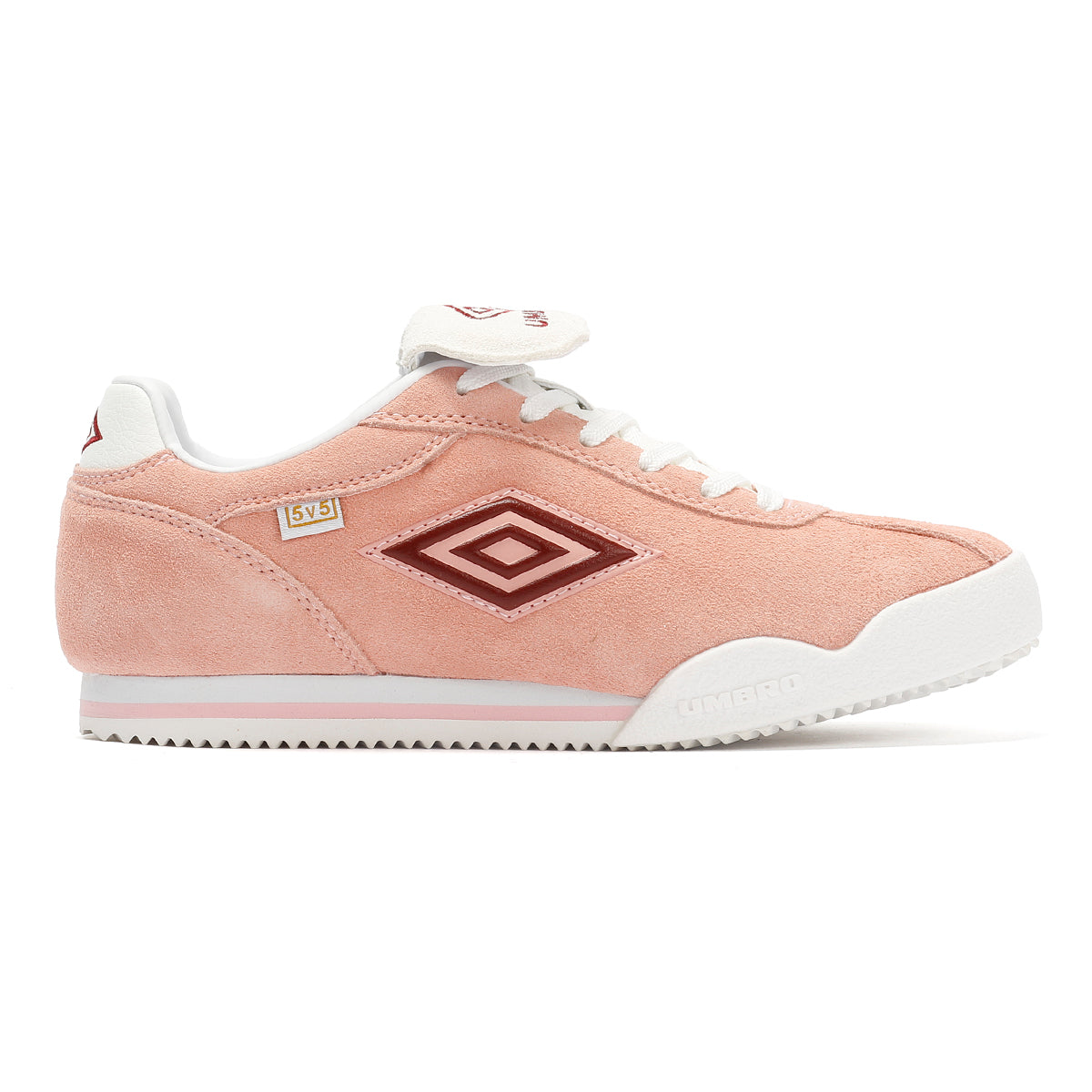 Umbro 5V5 Suede Women's Impatients Pink/Red Dahlia Sneakers