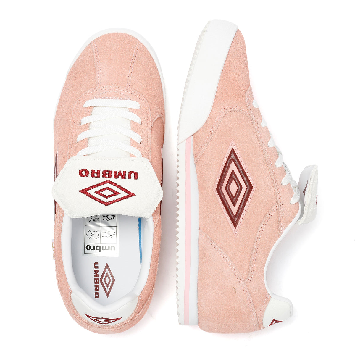 Umbro 5V5 Suede Women's Impatients Pink/Red Dahlia Sneakers