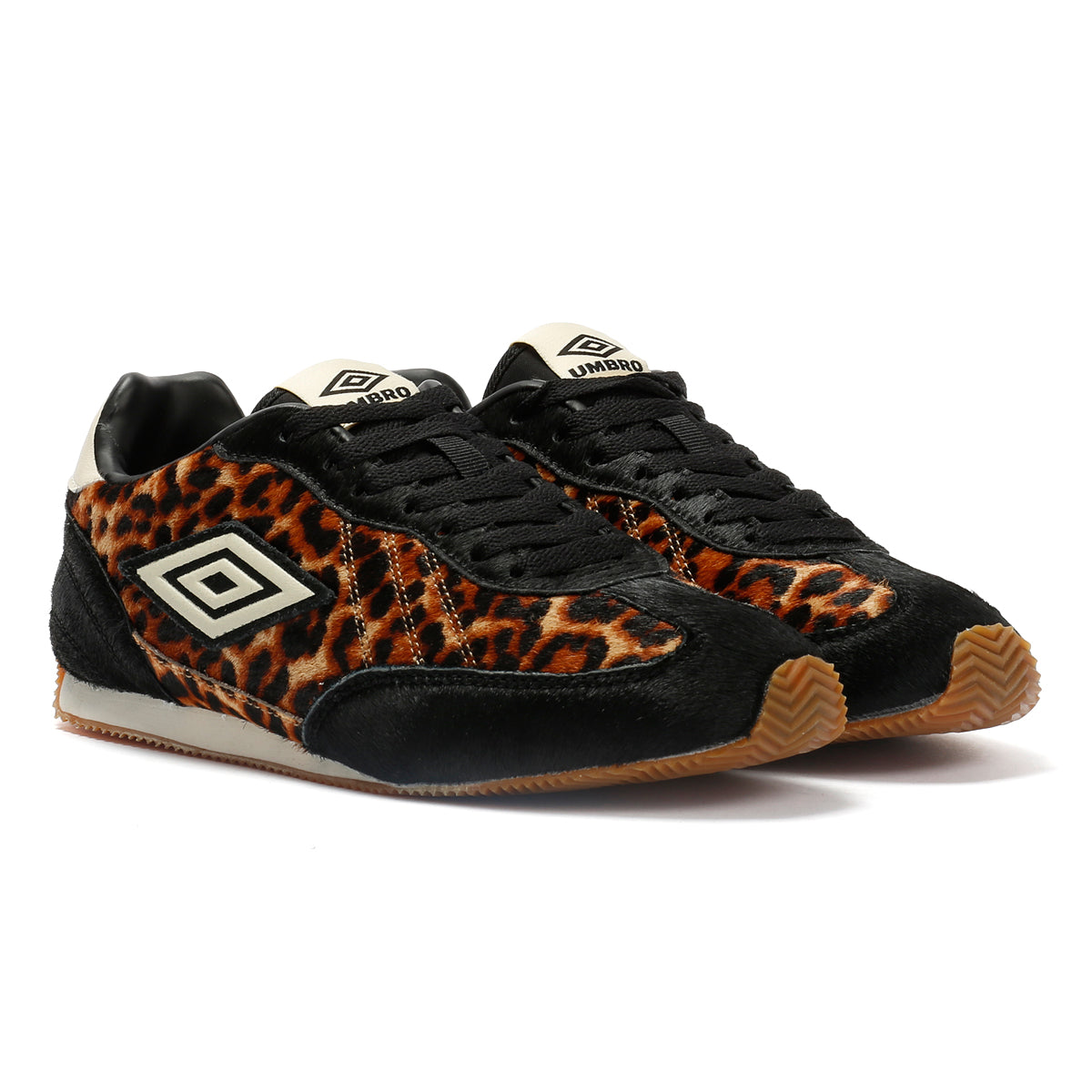 Umbro Clayton Women's Leopard Black Sneakers
