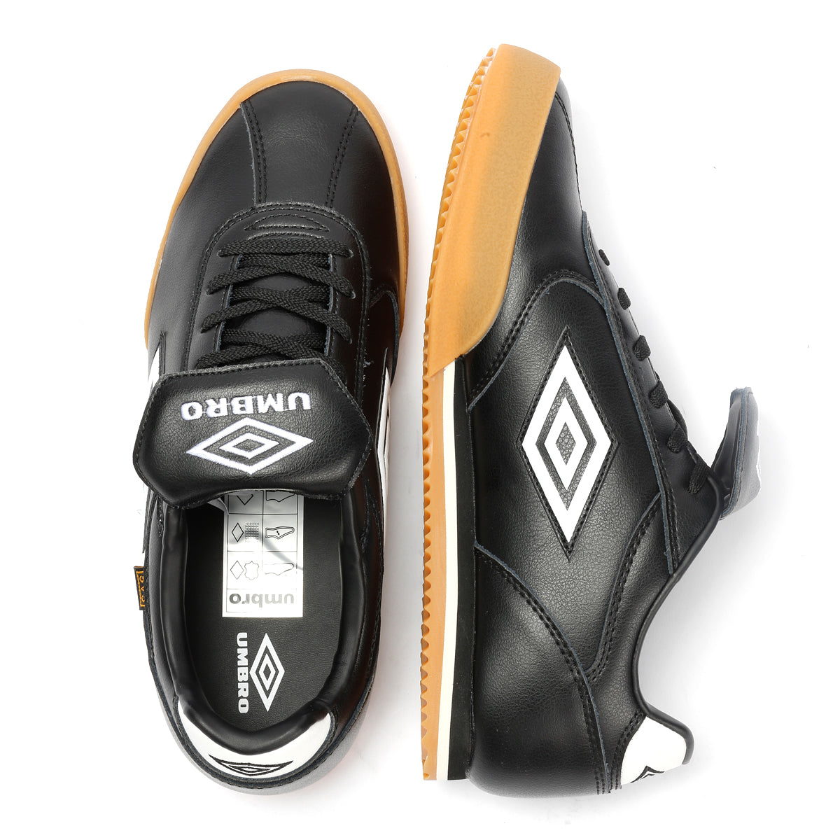 Umbro 5V5 Leather Black/Antique White Sneakers