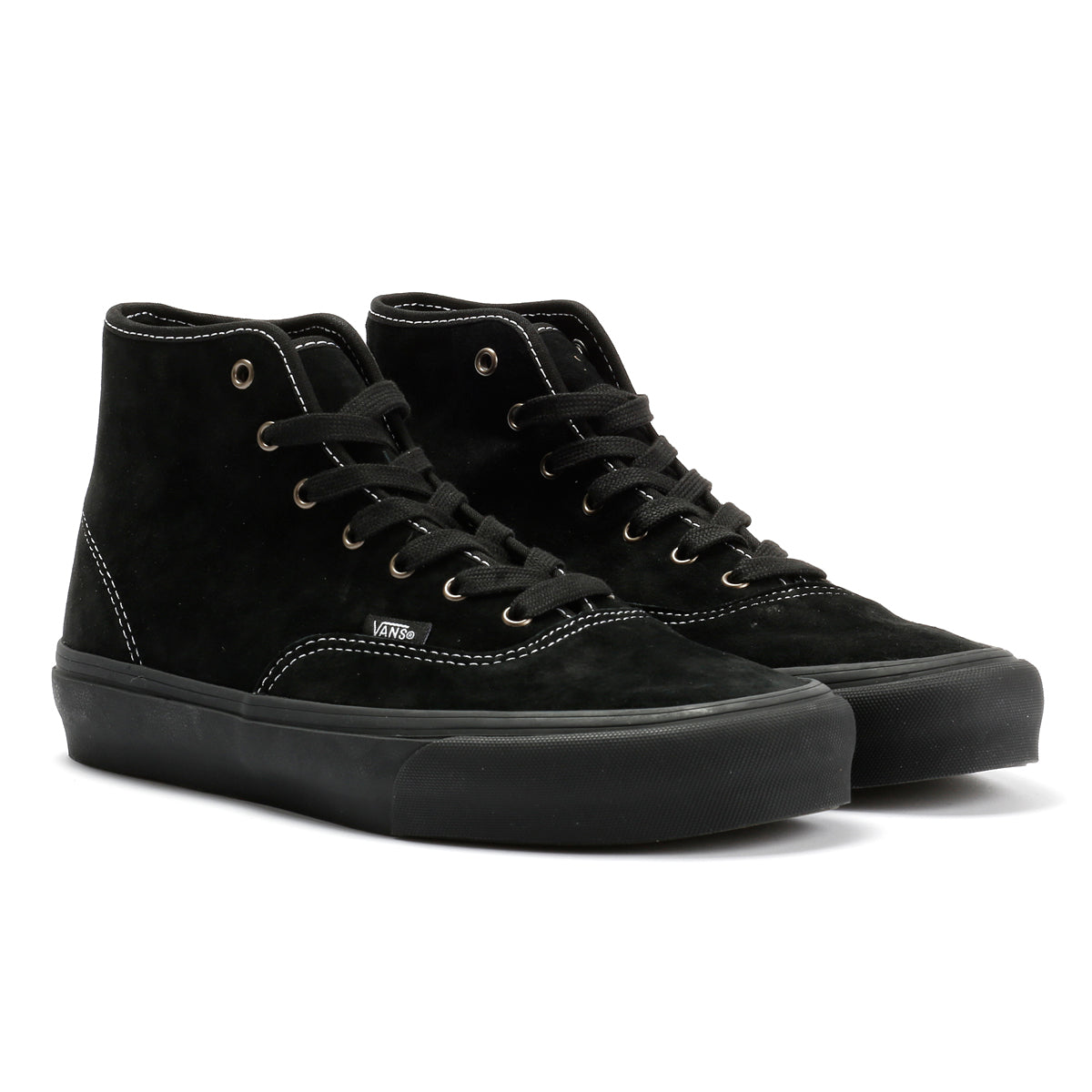 Vans Authentic Hi 2.0 Men's Pig Suede Black Sneakers
