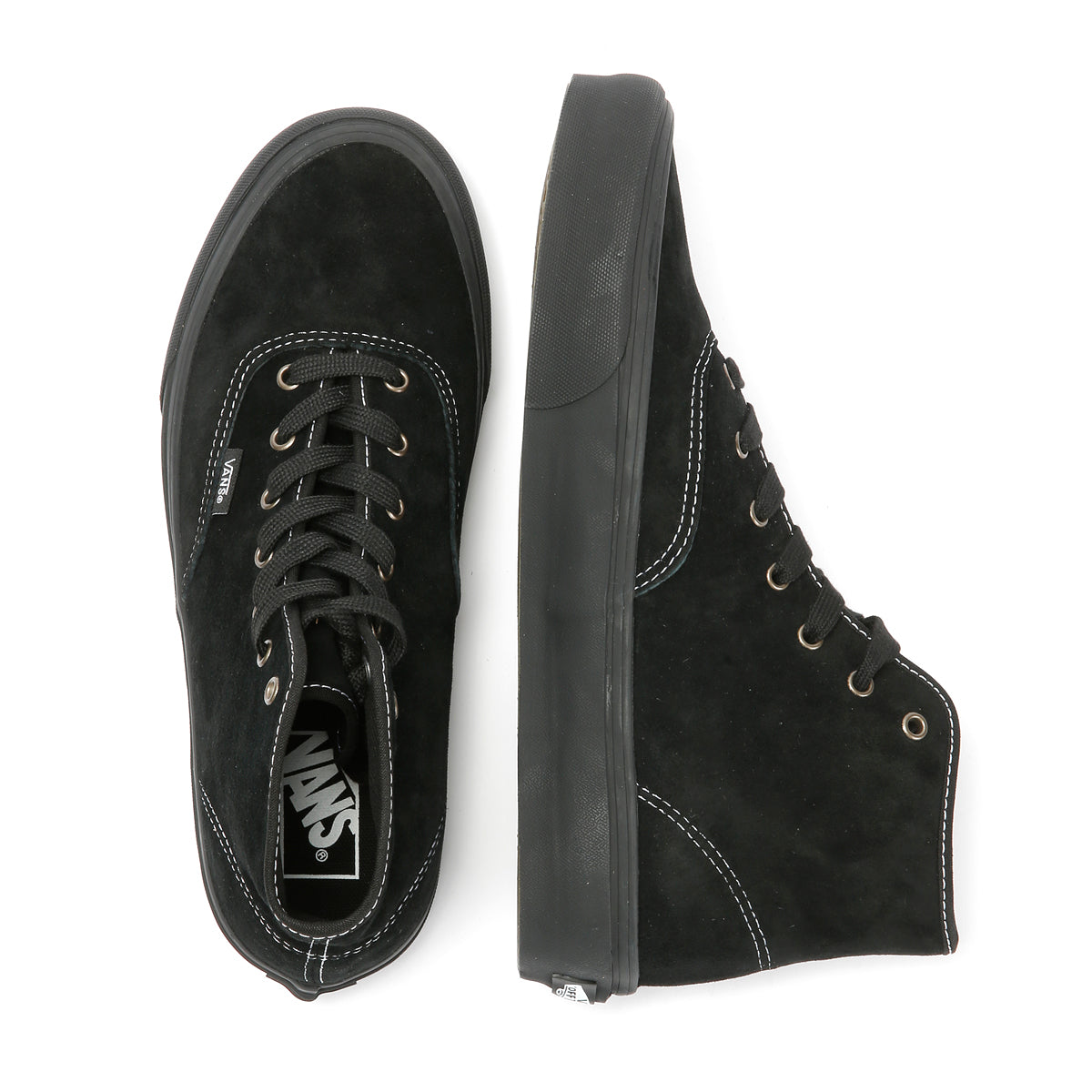 Vans Authentic Hi 2.0 Men's Pig Suede Black Sneakers