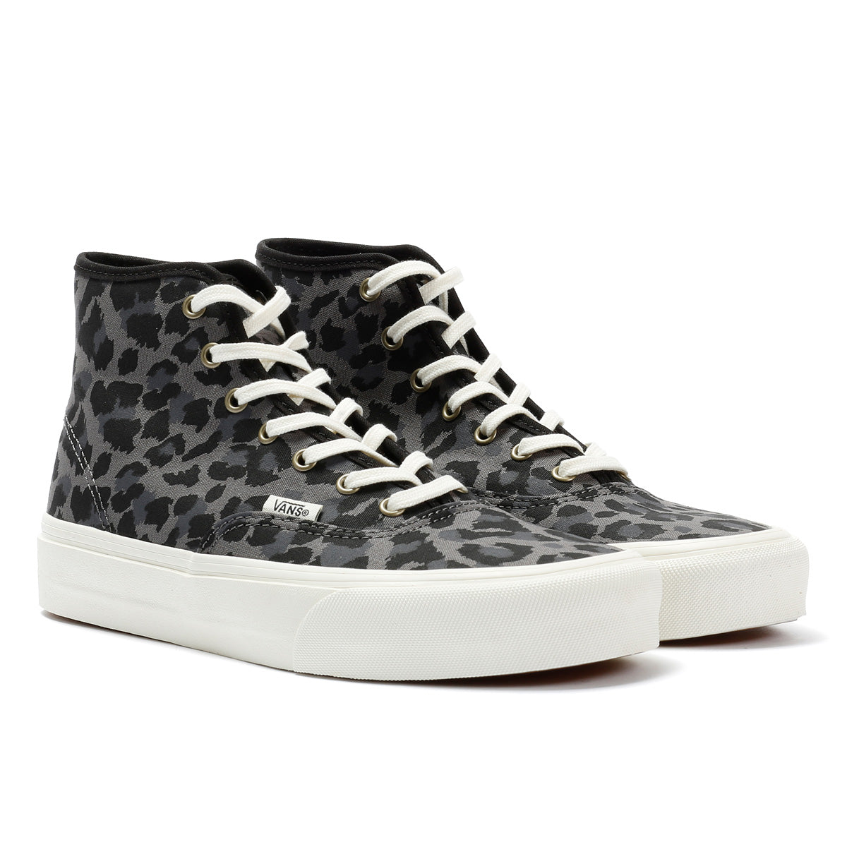 Vans Authentic Hi 2.0 Canvas Women's Leopard Black/Pew Sneakers