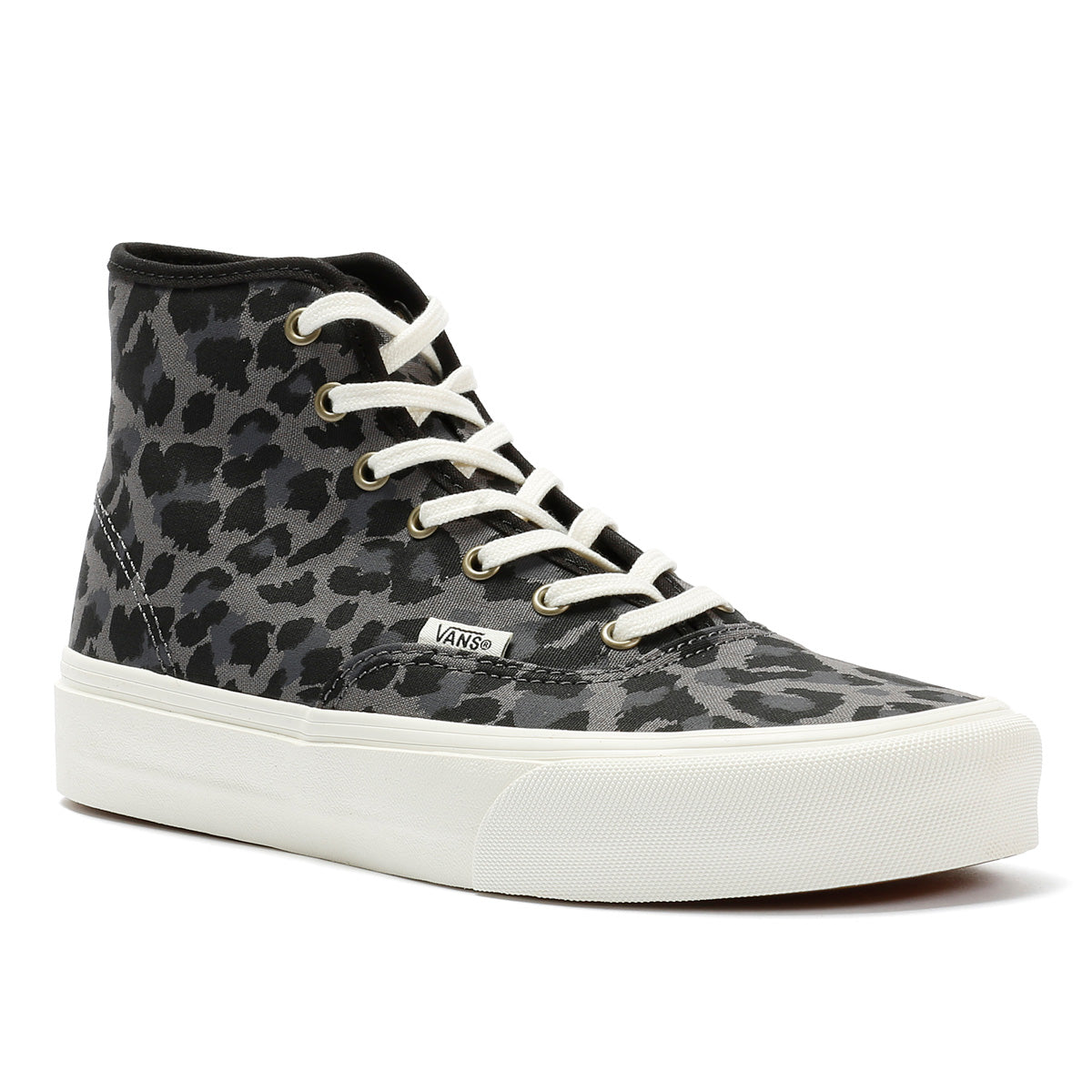 Vans Authentic Hi 2.0 Canvas Women's Leopard Black/Pew Sneakers