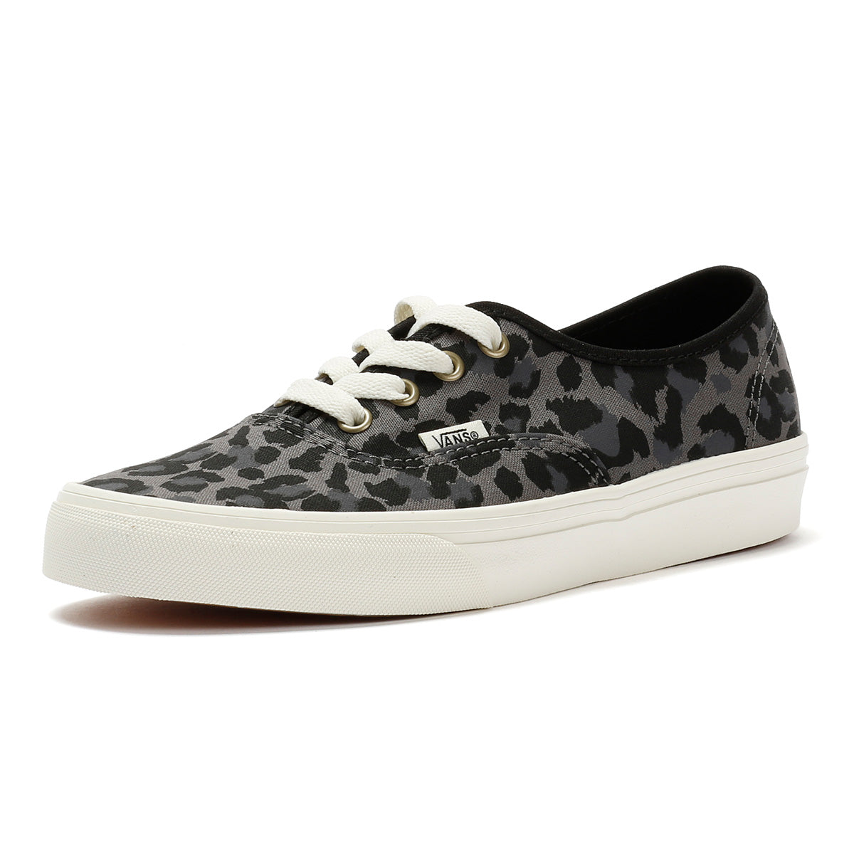 Vans Authentic Canvas Women's Leopard Black/Pewter Sneakers