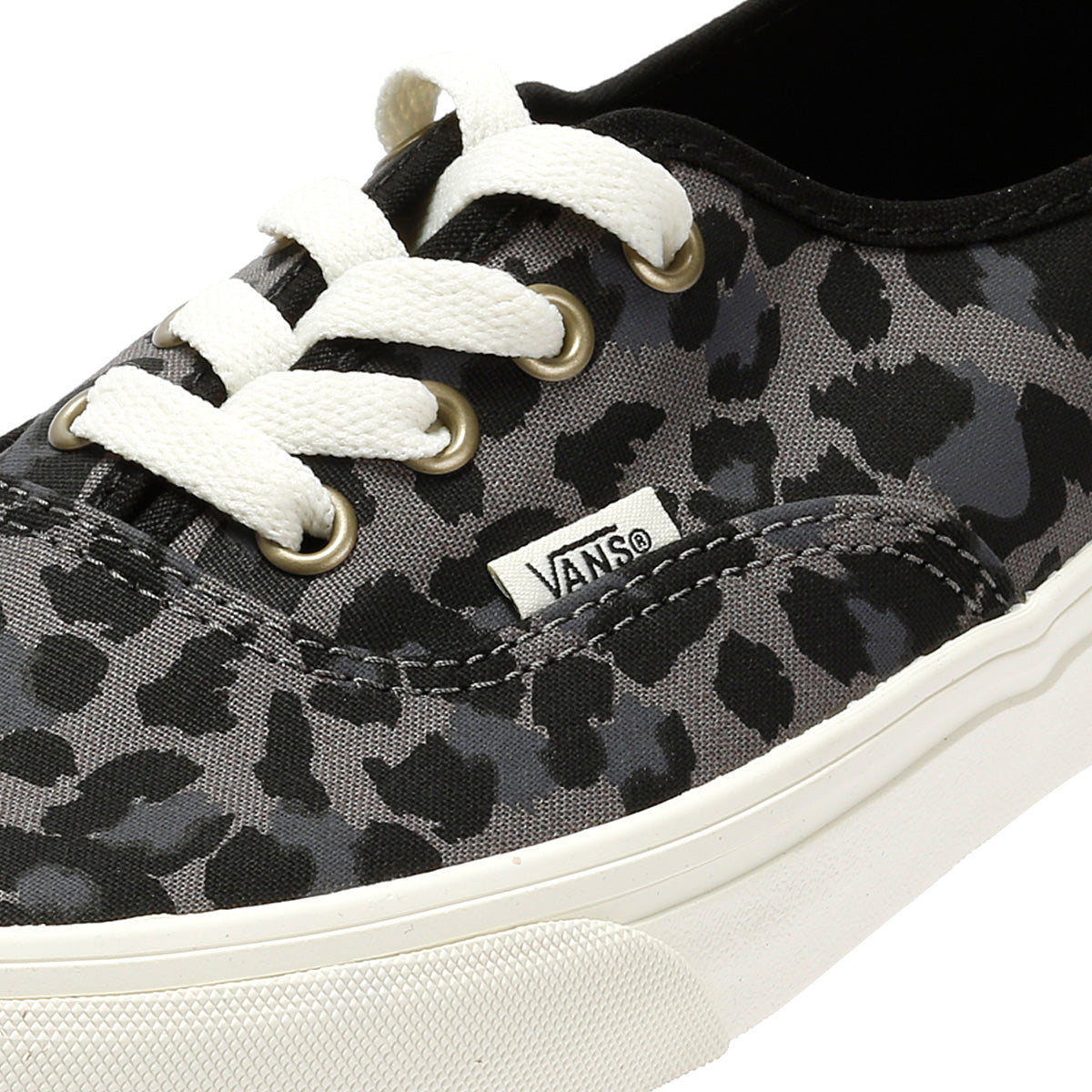 Vans Authentic Canvas Women's Leopard Black/Pewter Sneakers