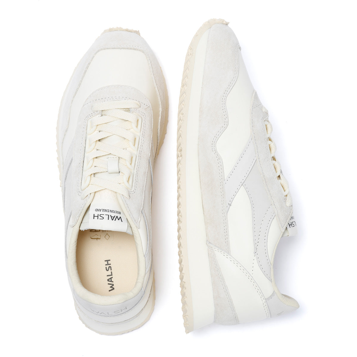 Walsh Ensign Leather Men's White Sneakers