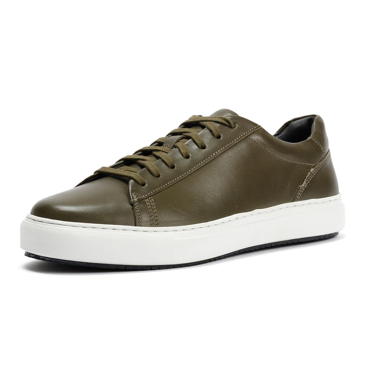 Ben Sherman Ace Cupsole Leather Men's Olive Sneakers