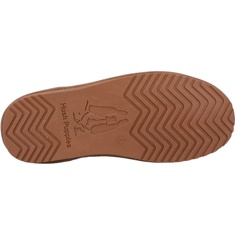 Hush Puppies Ashanti Suede Women's Tan Slippers