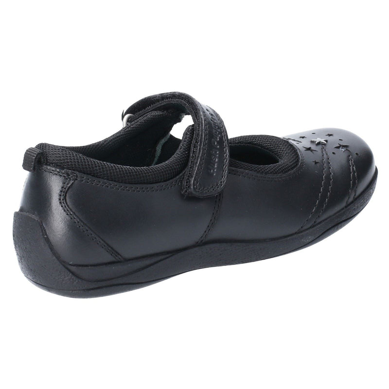 Hush Puppies Amber Junior Leather Girls's Black Shoes
