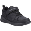Hush Puppies Marling Bungee Lace Junior Synthetic Black Shoes