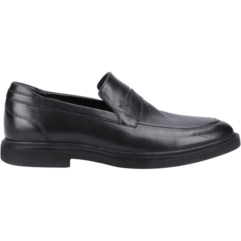 Hush Puppies Knox Leather Men's Black Loafers