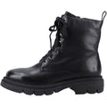 Hush Puppies Rhea Leather Women's Black Boots