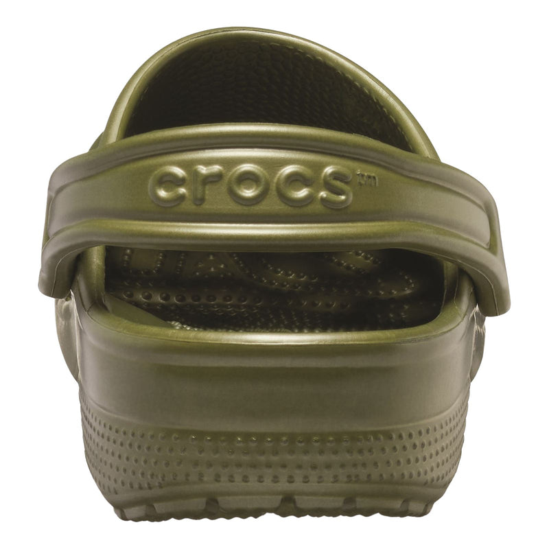 Crocs Classic Croslite Rubber Army Green Clogs