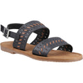 Hush Puppies Hadley Leather Women's Black Sandals