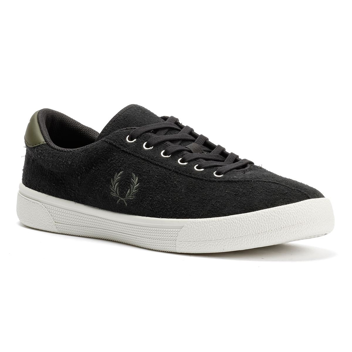 Fred Perry Tennis Shoe Suede Men's Anchor Gray Sneakers