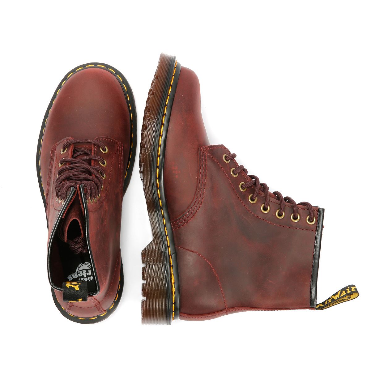 Dr. Martens 1460 Crazy Horse Leather Cherry Red Boots