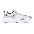 Hugo Leon Tennis Women's Silver/Black Sneakers