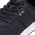 Boss Titanium Men's Black/White Sneakers