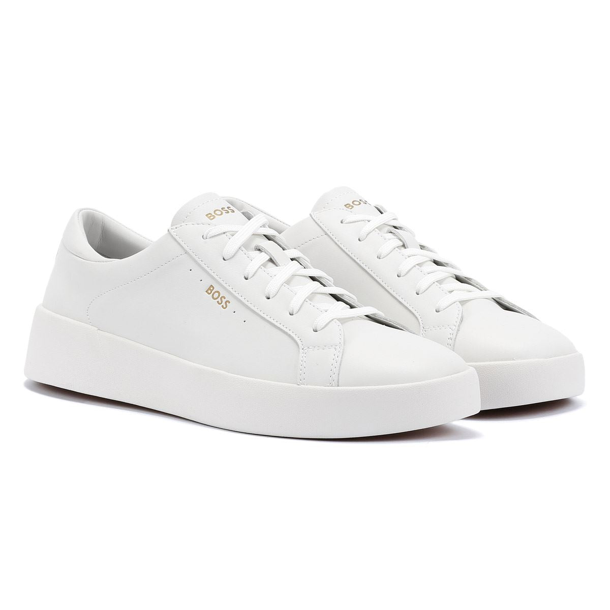 Mens 'white leather tennis shoes best sale