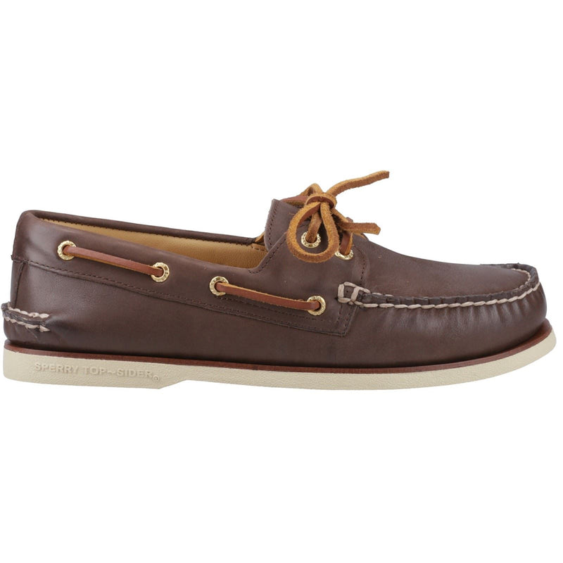 Sperry Authentic Gold Cup Leather Men's Brown Boat Shoes
