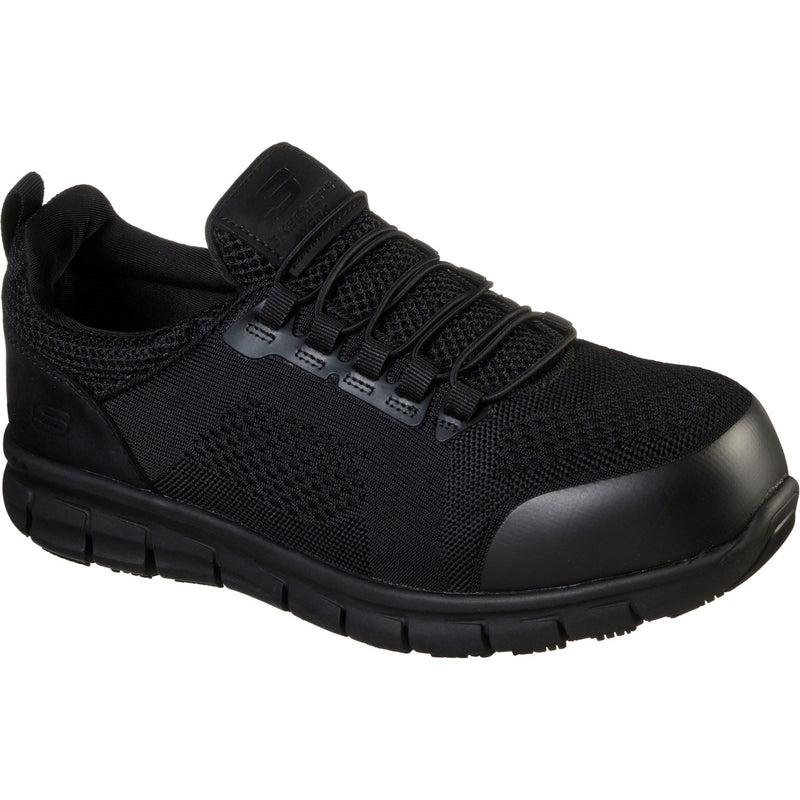 Skechers Workwear Synergy Omat Men's Black Safety Sneakers